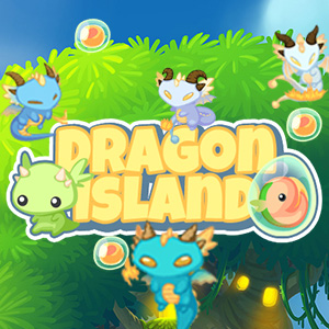 2048 Dragon Island game