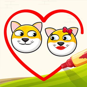Love Doge Draw Puzzle game
